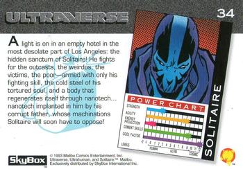 Accelerated Healing-1993 SkyBox Ultraverse-34Bk Solitaire