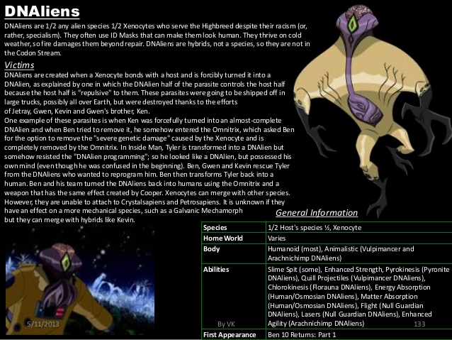 Alien Mimicry-DNAliens-Ben 10