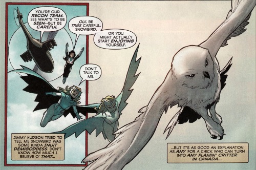 Animal Mimicry (category)-Snowbird(Marvel)