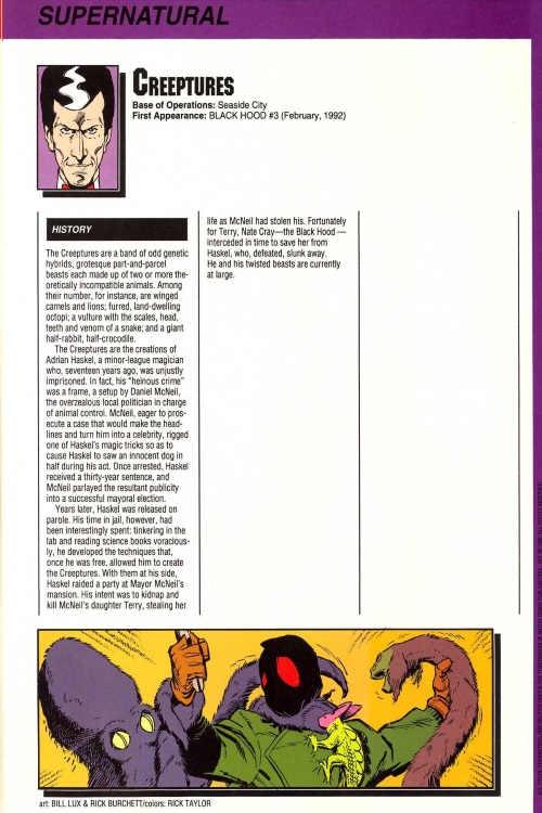 Animal Mimicry (hybrid)-Creeptures-Who's Who in the Impact Universe #3-16