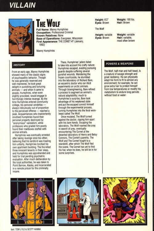 Animal Mimicry (hybrid)-The Wolf-Who's Who in the Impact Universe #2