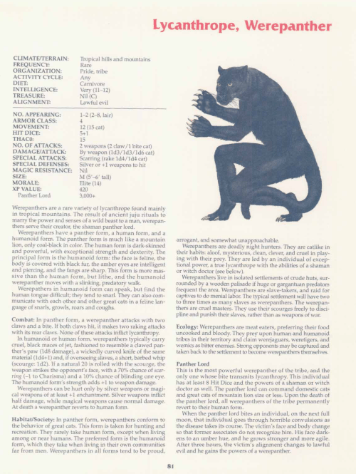 animal-mimicry-hybrid-werepanther-tsr-2158-monstrous-compendium-annual-volume-2