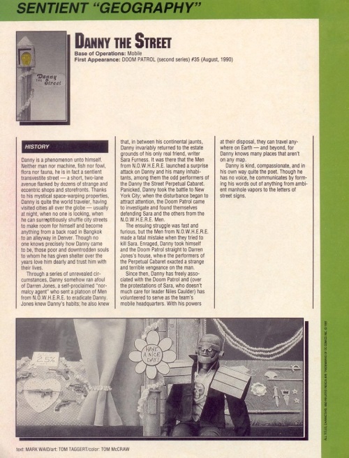 Animate Objects-Danny the Street-Who's Who in the DC Universe #15