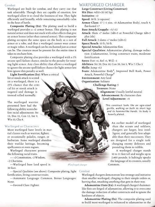 animate-objects-warforged-charger-dd-3-5-monster-manual-iii