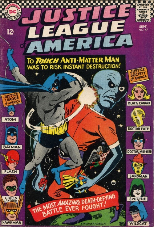 AntiMatter Mimicry-Anti-Matter Man-Justice League of America V1 #47 (1966)-1