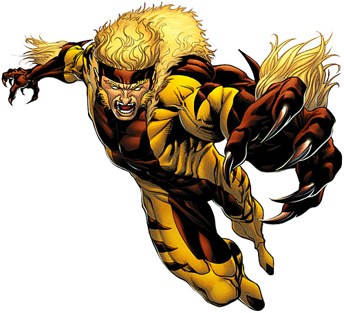 Appendages (fangs, nails)-Sabretooth
