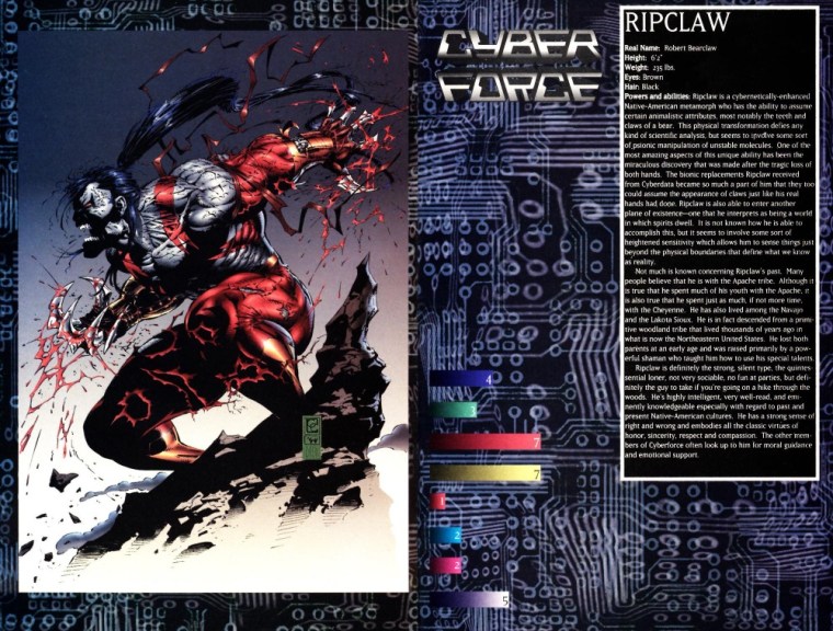 appendages-fangsclaws-ripclaw-cyberforce-sourcebook-1