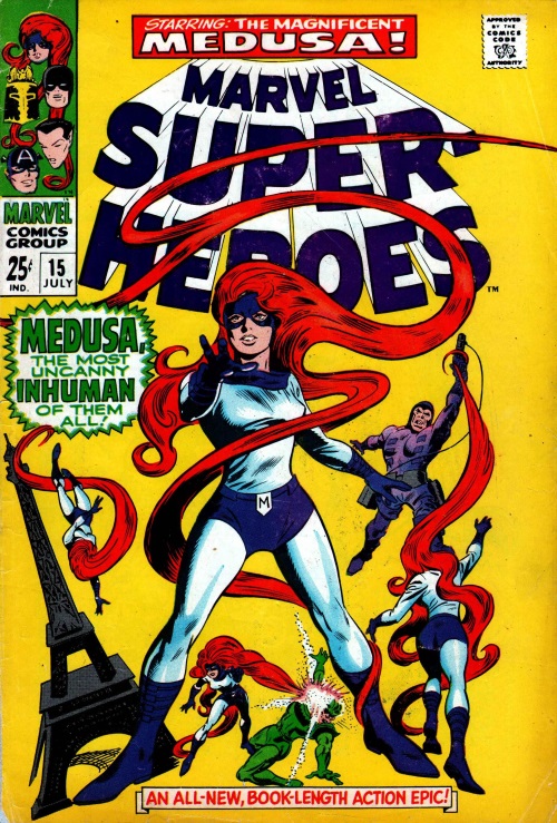 Appendages (hair)–Medusa-Marvel Super-Heroes V1 #15