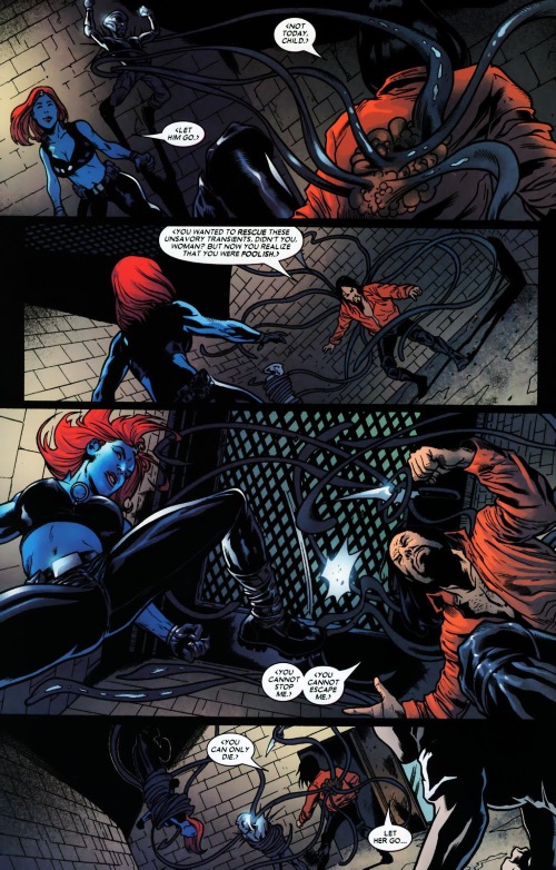 Appendages (tentacles)-Mystique #17 (Marvel)