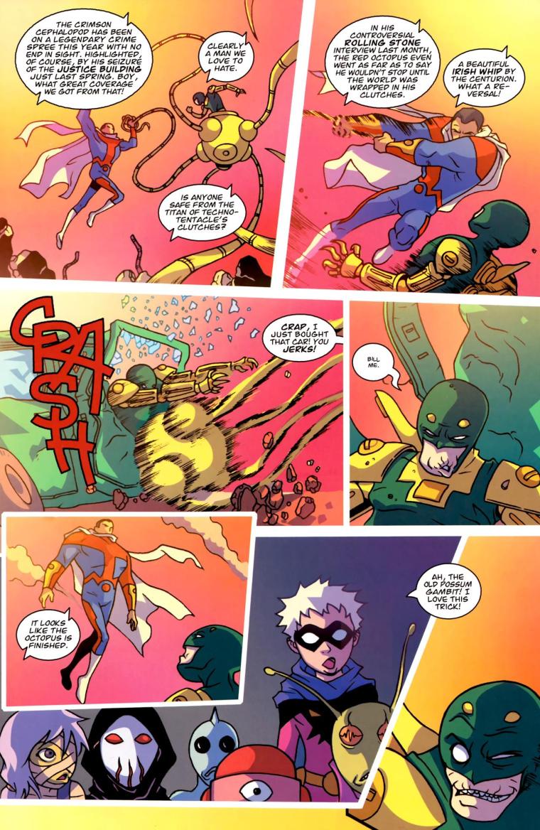 Appendages (tentacles)-Red Octopus-Gladstone's School For World Conquerors #2 (Image)