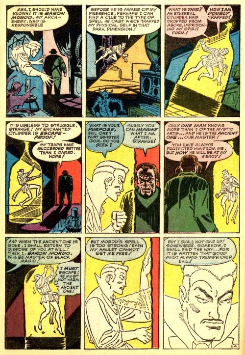 Astral Trapping-Doctor Strange-Strange Tales V1 #117