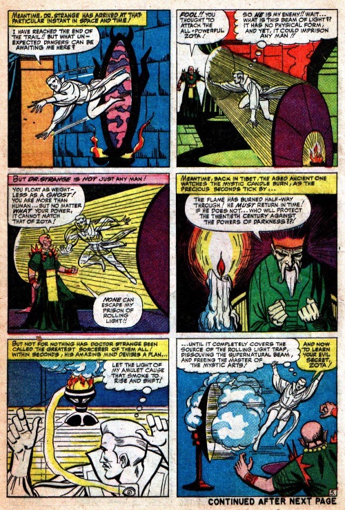 Astral Trapping-Doctor Strange-Strange Tales V1 #124