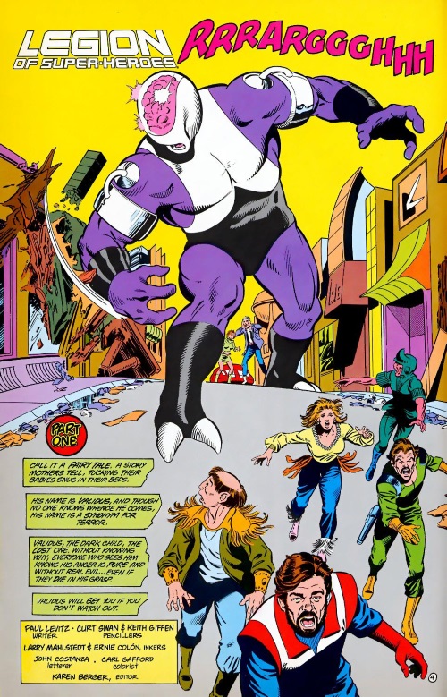 Biological Manipulation (freak)–Darkseid creates Validus-Legion of Super-Heroes Annual V3 #2-5