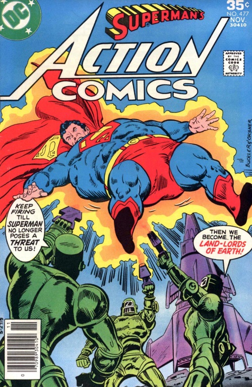Biological Manipulation (weight)–Superman-Action Comics V1 #477 (DC)