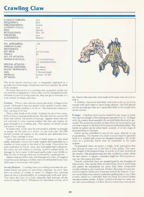body-part-disembodied-crawling-claw-tsr-2140a-monstrous-manual