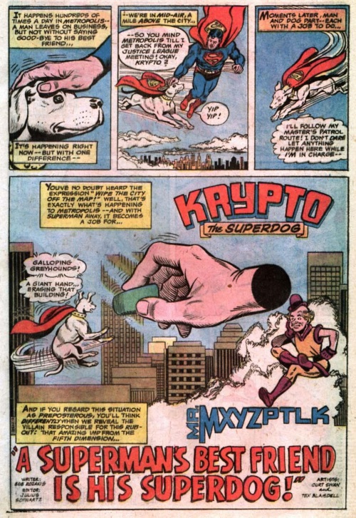 Body Part Disembodied-Hand-Krypto vs Mister Mxyzptlk-Action Comics #467
