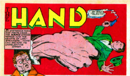 Body Part Disembodied-The Hand-Speed Comic #13 (Harvey)