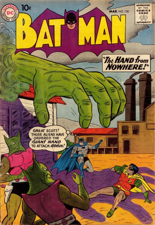 Body Part Disembodied–Hand-Luthor-Batman #130 (1960)