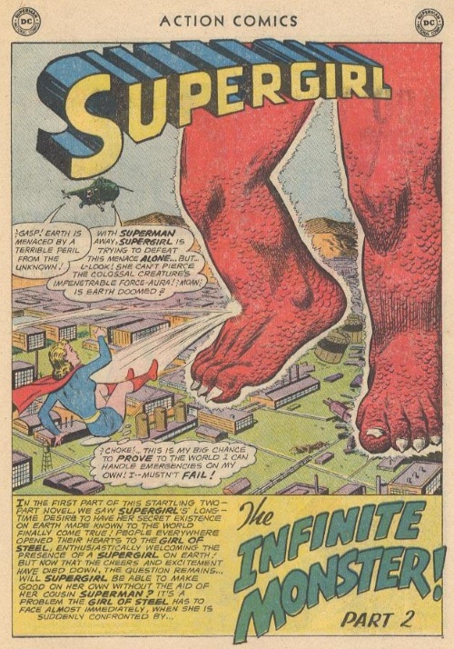 Body Part Disembodied–The Infinite Monster - Action Comics #285-19