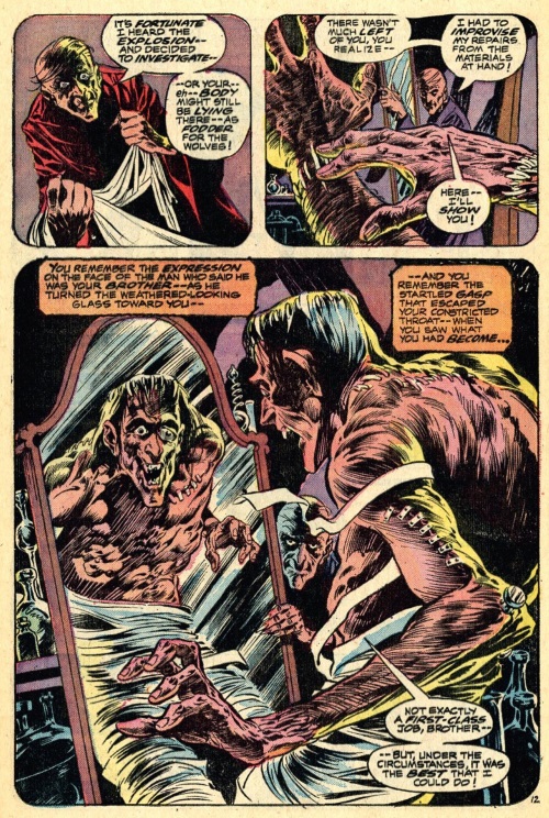 Body Part Substitution (others)–Patchwork Man-Swamp Thing V1 #3 (1973)-16