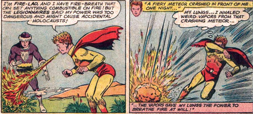 Breath (fire)-Fire Lad (DC)