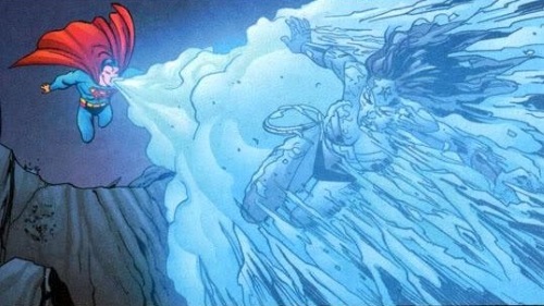 Breath (freeze)–Superman (DC)