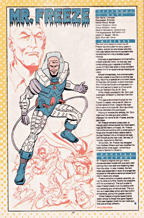 Cold Manipulation-Mr. Freeze-Who's Who #15 (DC)