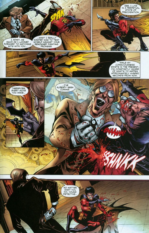 Combat Clairvoyance–Clock King-Teen Titans V3 #59