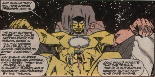 Cross Dimensional Manipulation–Living Tribunal
