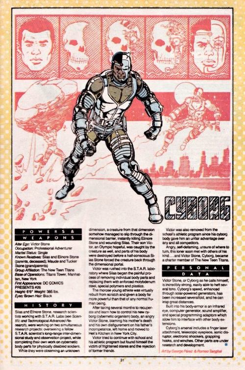 Cyborgization-Cyborg-DC Who's Who V1 #5 (DC)