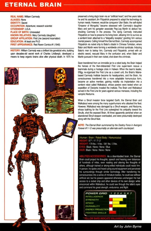 Cyborgization-Eternal Brain (Marvel)-All-New OHOTMU A to Z #4