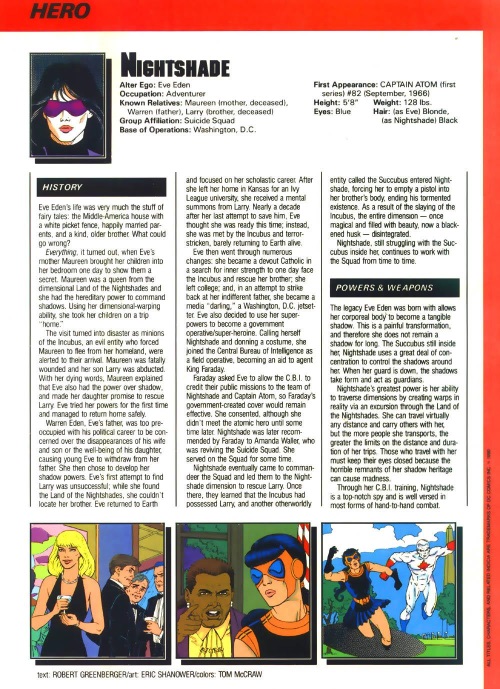 Darkness Mimicry-Nightshade-DC Who's Who in the DC Universe #5