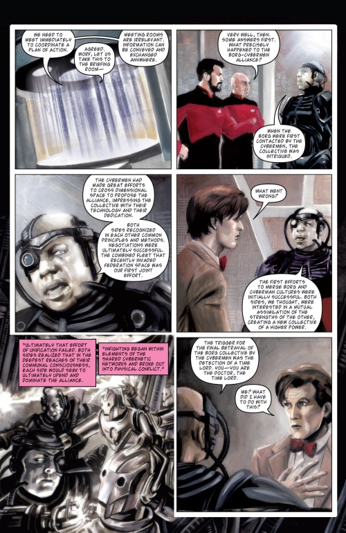 Dimensional Transport (Omniverse)-Star Trek TNG Doctor Who - Assimilation #6 (2012)-11