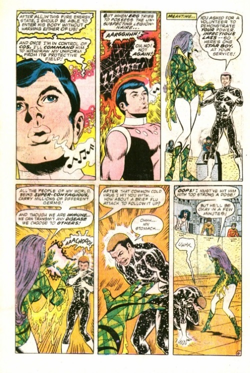 Disease manipulation-Infectious Lass-Superboy V1 #201 (DC)