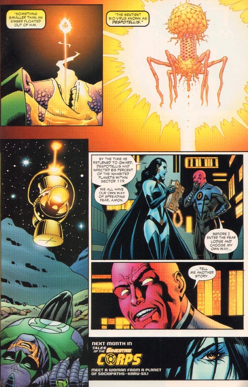 Disease Mimicry-Despotellis-Green Lantern V4 #18 (2007)