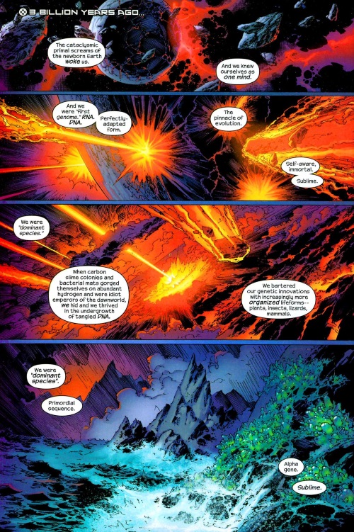 Disease Mimicry-sentient bacterium-Sublime-New X-Men #154