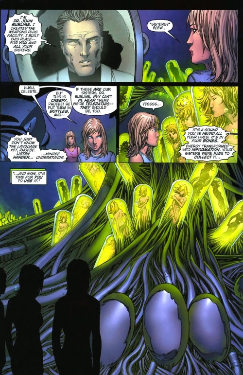 Duplication (cloning)-Stepford Cuckoos-X-Men - Phoenix Warsong #3