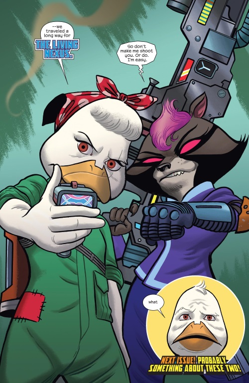 Duplication (gender)–Linda the Duck-Shocket Raccoon-Howard The Duck V6 #1