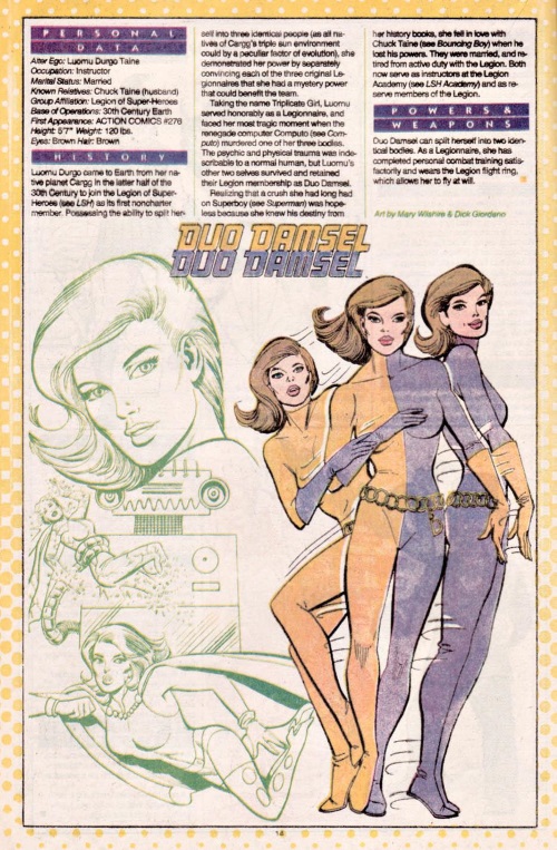 Duplication (self)-Duo Damsel-DC Who's Who #7