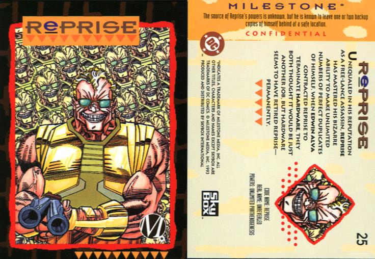 Duplication (self)-Reprise-Milestone Media Universe Card Set