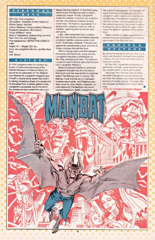 Echolocation–Man-Bat-DC Who's Who V1 #14