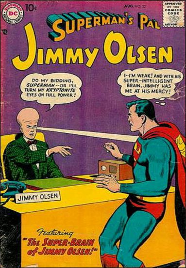 Evolution Manipulation (self)–Giant Head-Jimmy Olsen V1 #22
