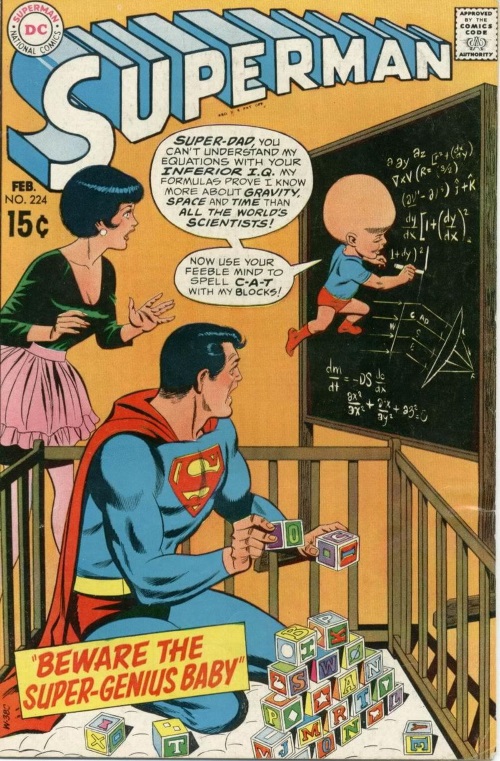 Evolution Manipulation (self)–Giant Head-Superman V1 #224