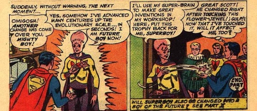 Evolution Manipulation (self)–Mighty Boy - Superboy V1 #85