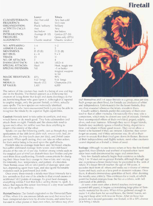 fire-manipulation-firetail-tsr-2166-monstrous-compendium-annual-volume-3