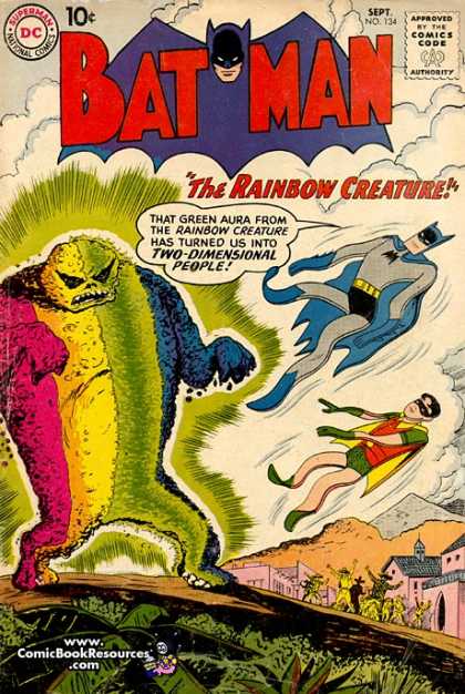 Flat Body (other)-Rainbow Creature-Batman V1 #134