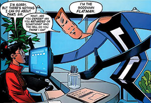 Flat Body (self)-Flat Man (Marvel)