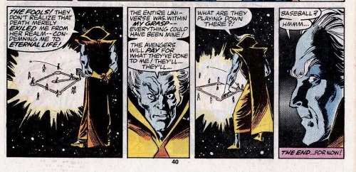 Immortality (others)-Grandmaster exiled from death-Avengers Annual #15