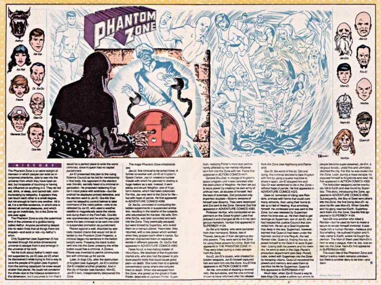 Intangibility (other)-Phantom Zone-DC Who's Who V1 #18