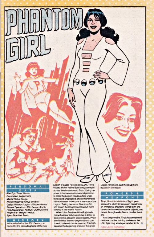 Intangibility (self)–Phantom Girl-DC Who's Who V1 #18